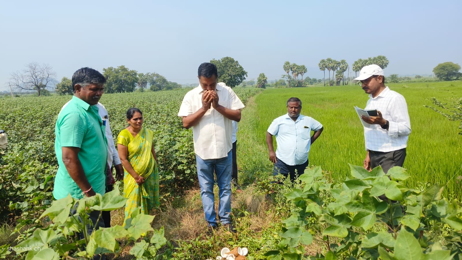 నేరేడుపల్లిలో భూముల రీసర్వే ప్రారంభం