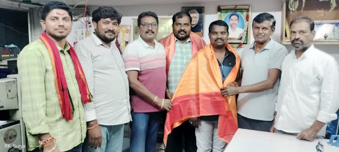 నూతన ప్రెస్ క్లబ్ అధ్యక్షుడు, ప్రధాన కార్యదర్శికి బీజేపీ ఆధ్వర్యంలో సన్మానం